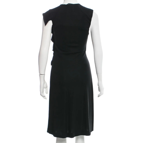 NWT 2009 Yves Saint Laurent Asymmetrical Midi Dress - Picture 9 of 10